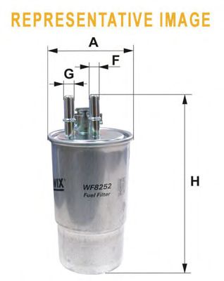WIX FILTERS wf8408 -  Топливный фильтр